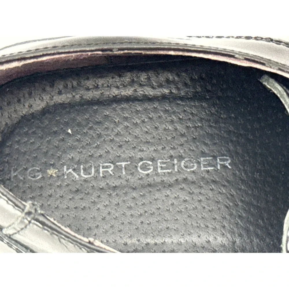 Kurt Geiger Oxford Dress Shoes Mens 43 Black Brown Leather Suede Portugal